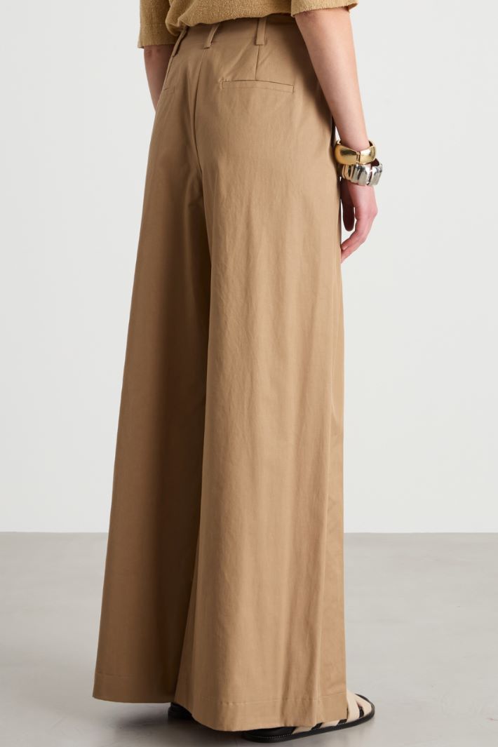 Pleated wide-leg trousers Intrend - 4