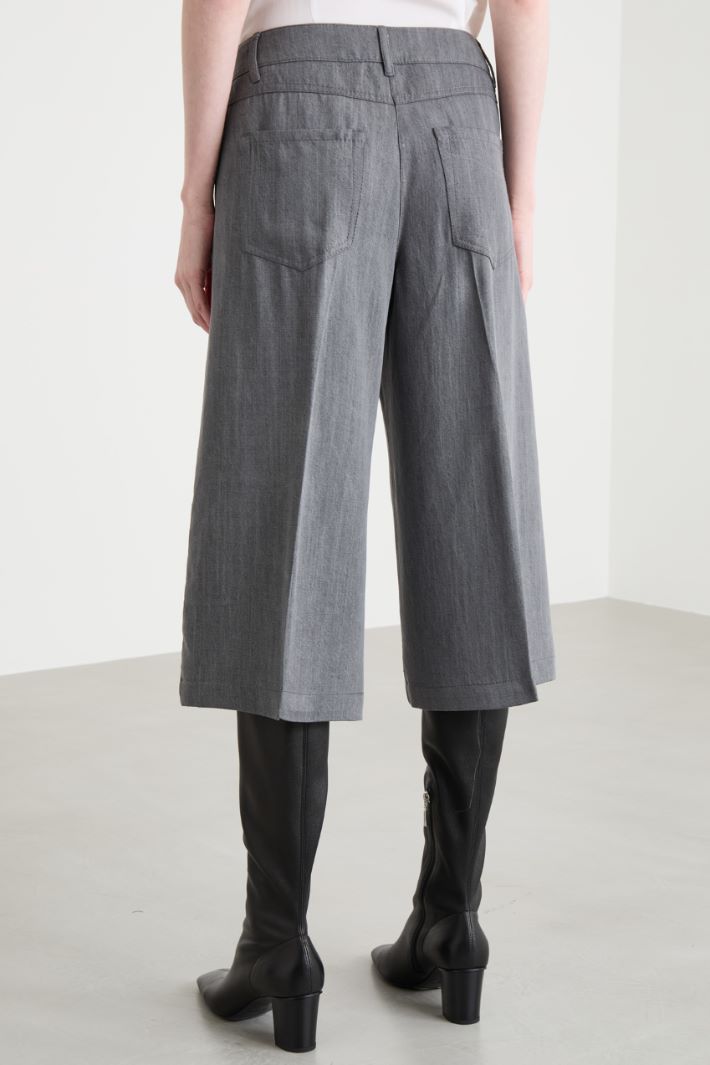 Denim Bermuda shorts Intrend - 4