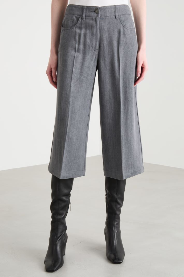 Denim Bermuda shorts Intrend - 2