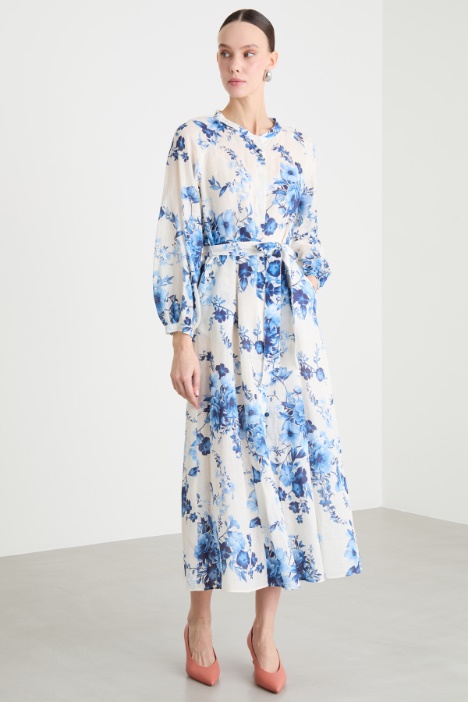 Chemisier con stampa floreale