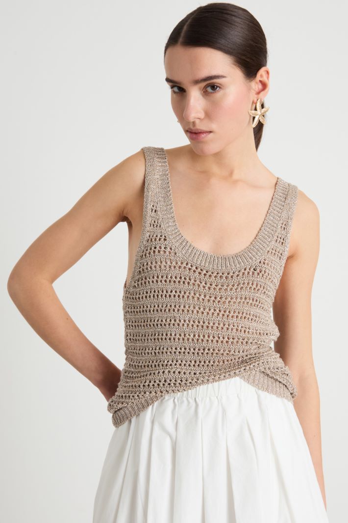 Knitted vest top Intrend - 2