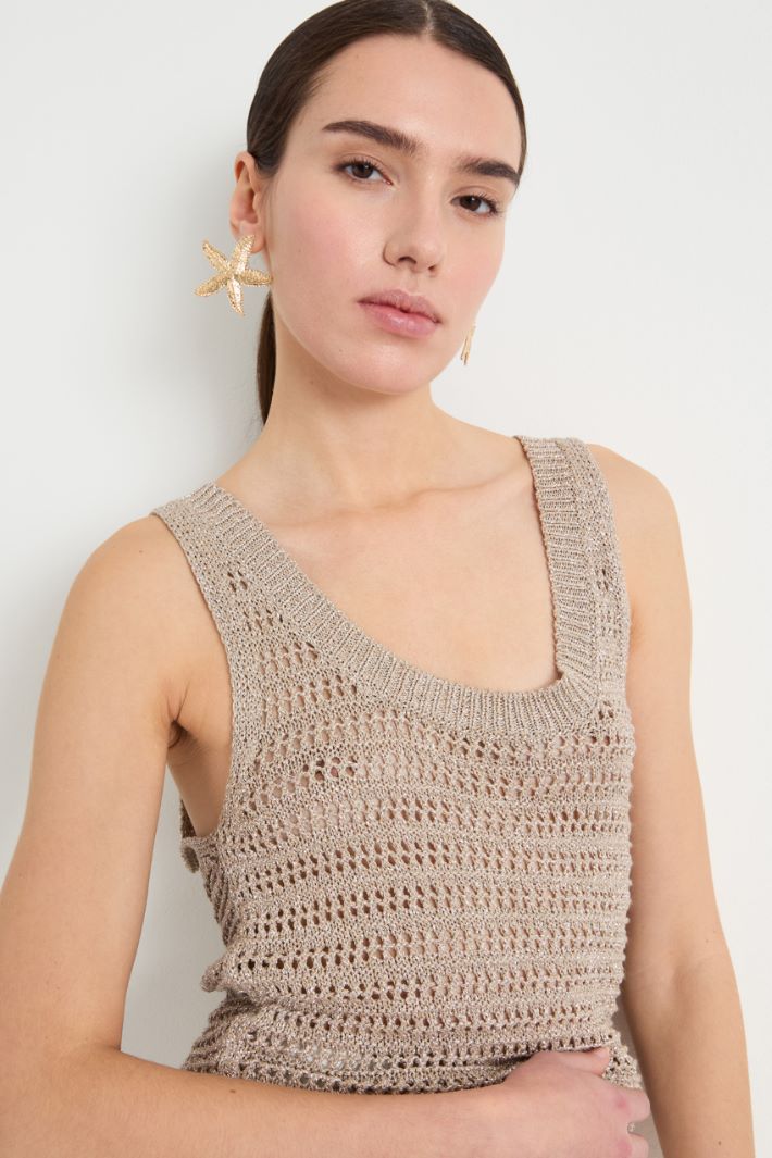 Knitted vest top Intrend - 3