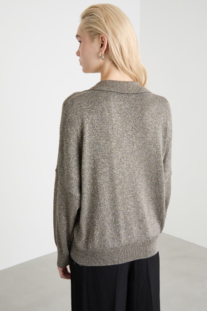 Polo-collar jumper Intrend - 4