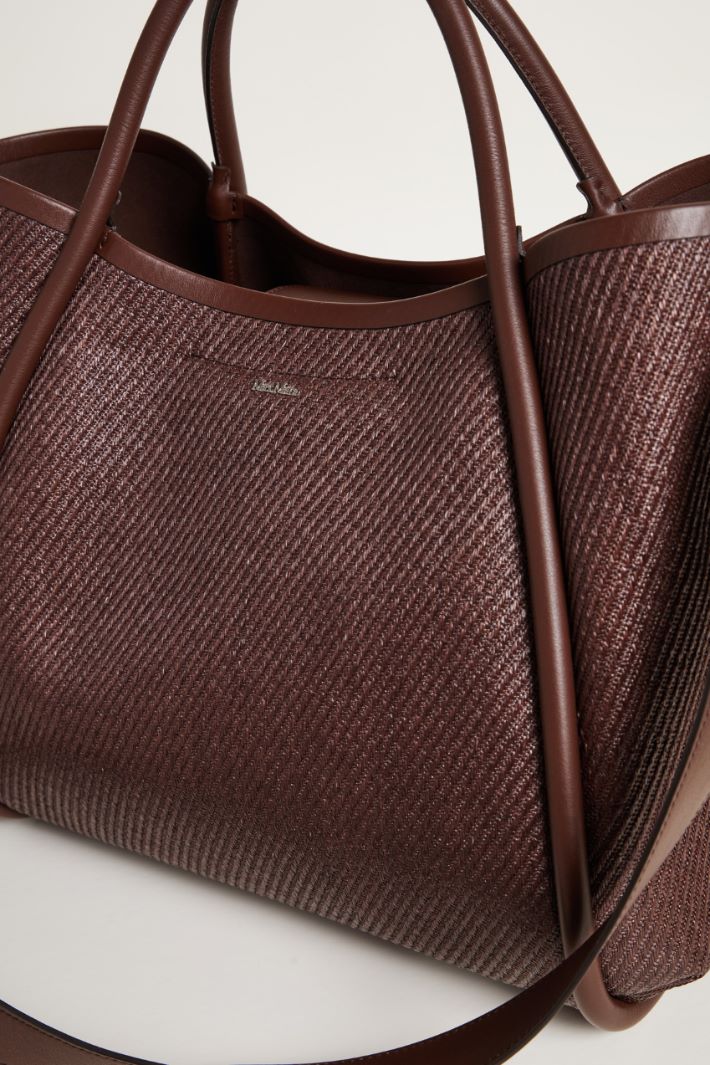 Borsa a mano in tessuto spalmato Intrend - 4