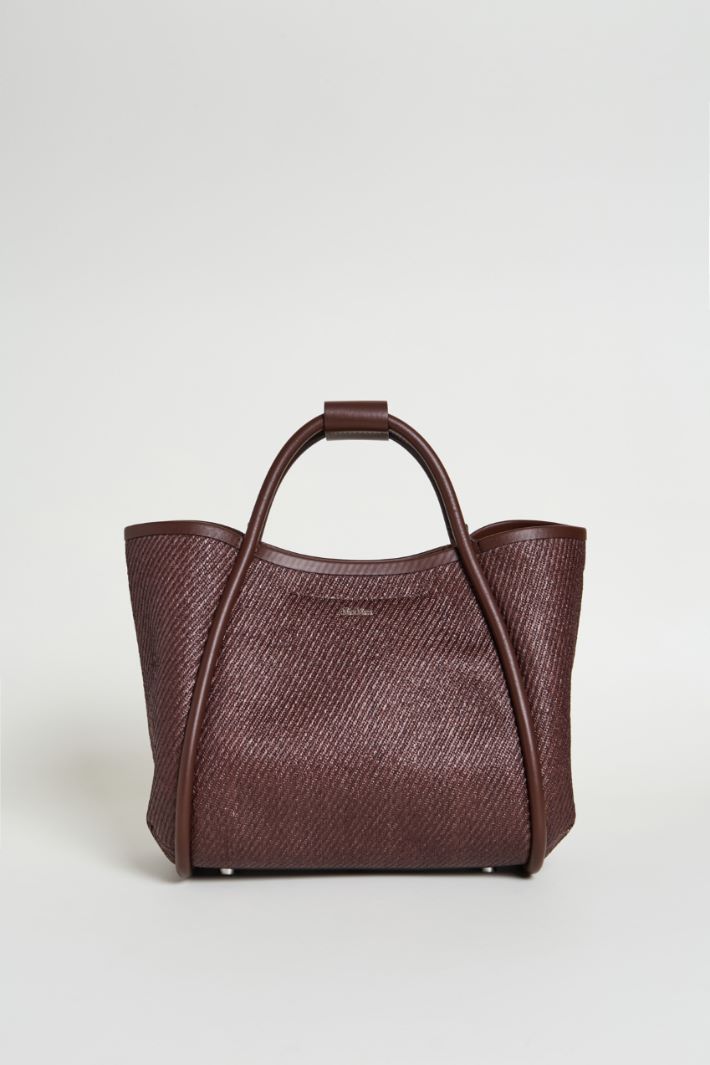 Borsa in tessuto effetto rafia Intrend