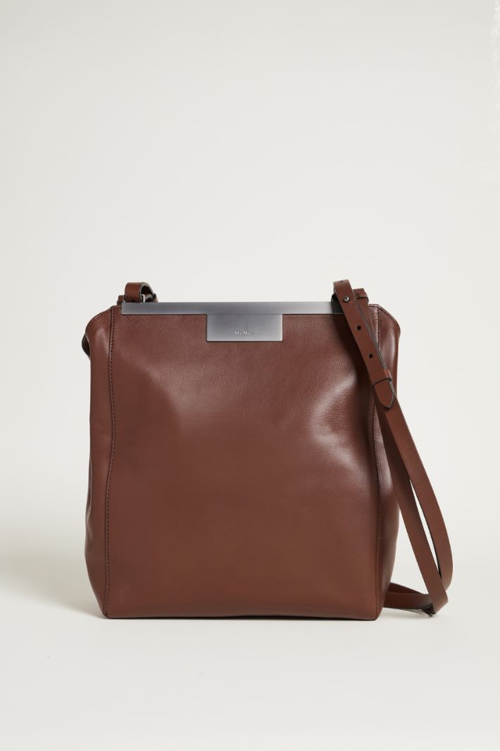 Natural leather shoulder bag Intrend