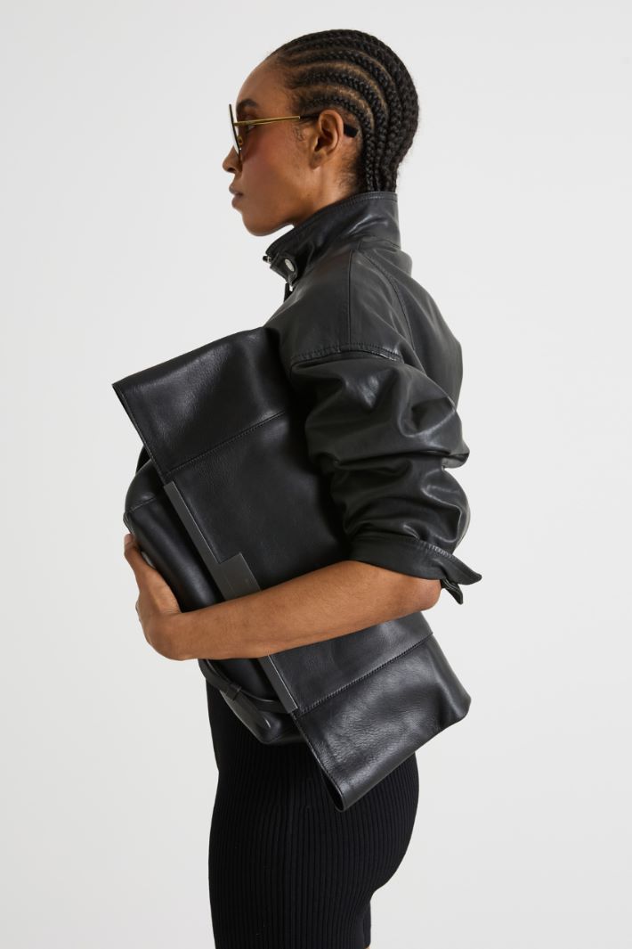 Clutch grande in pelle Intrend - 5