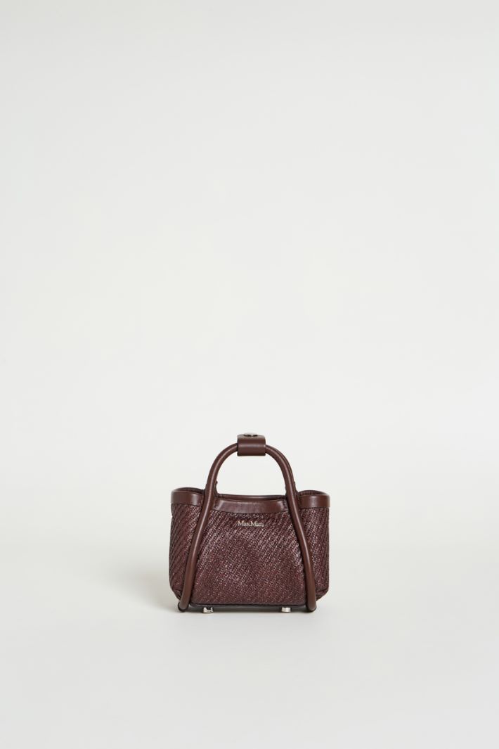 Raffia-effect mini bag Intrend