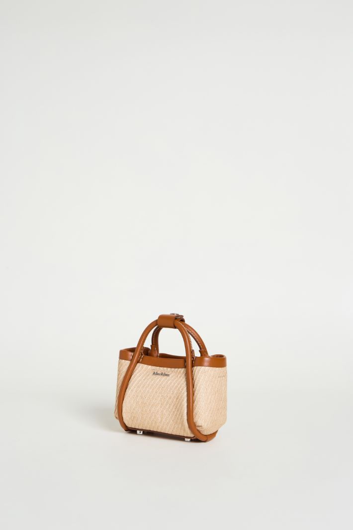 Raffia-effect mini bag Intrend - 2