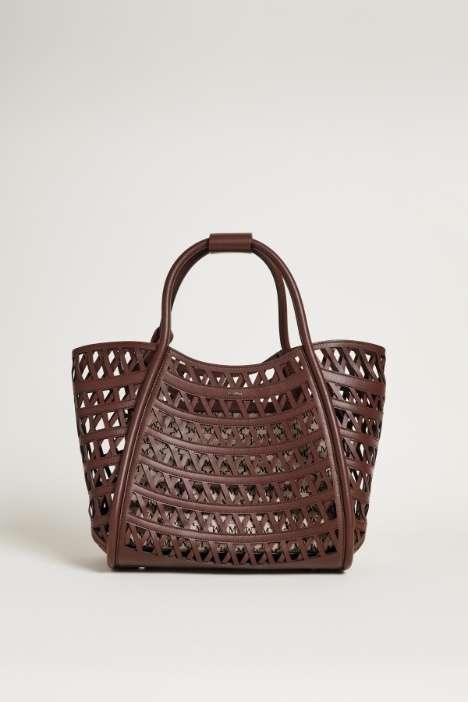 Woven leather bag Intrend