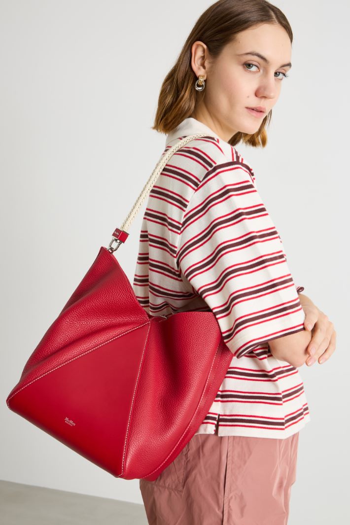 Large rope-handle bucket bag Intrend - 5