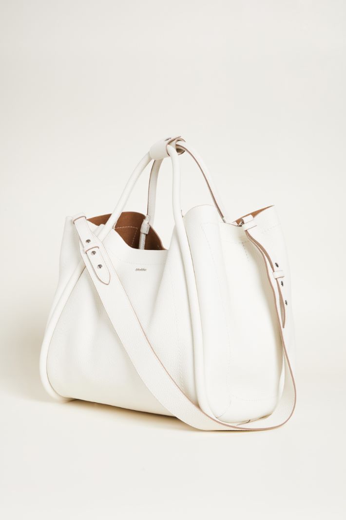 Borsa in pelle effetto bottalato Intrend - 2