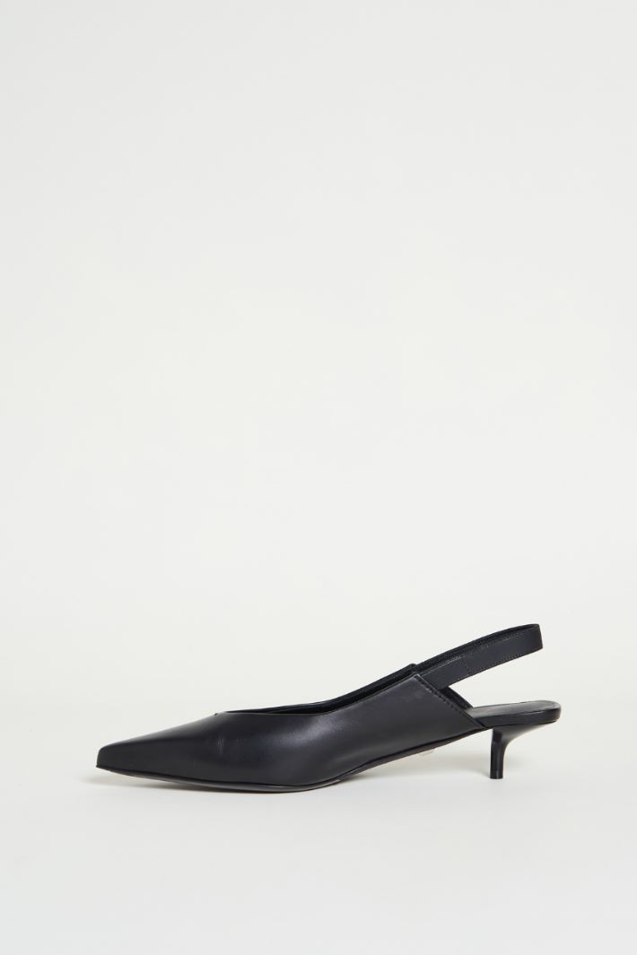 Leather slingbacks Intrend - 3