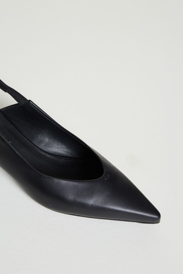 Leather slingbacks Intrend - 4