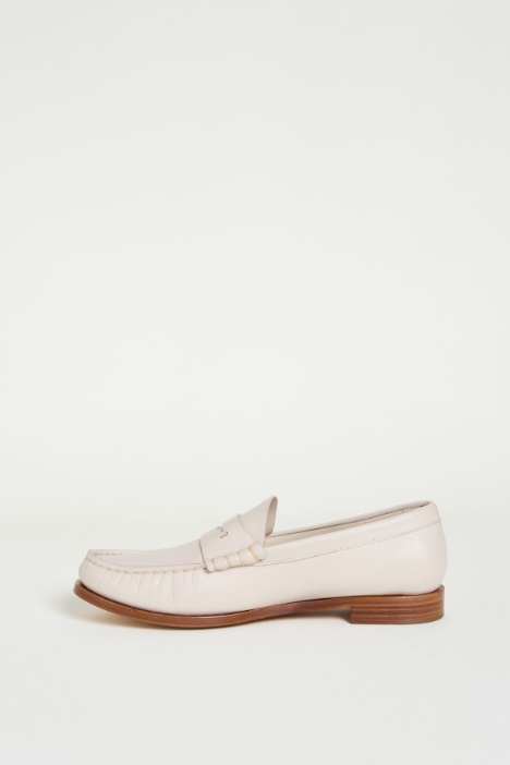 Mocassino in pelle naturale