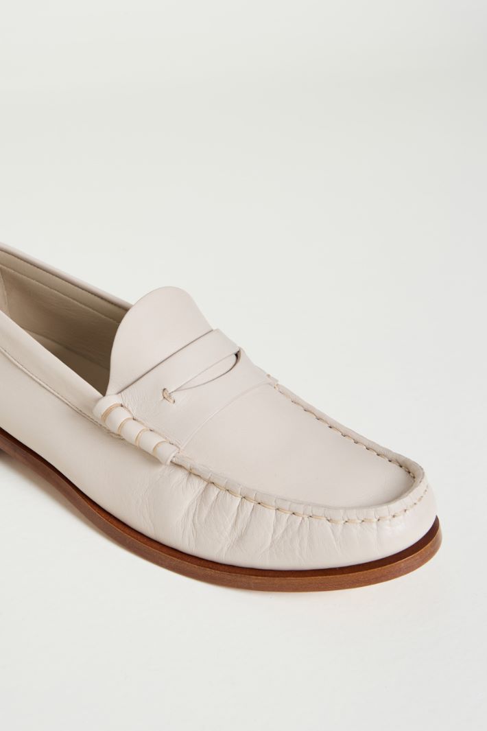 Natural leather loafers Intrend - 4