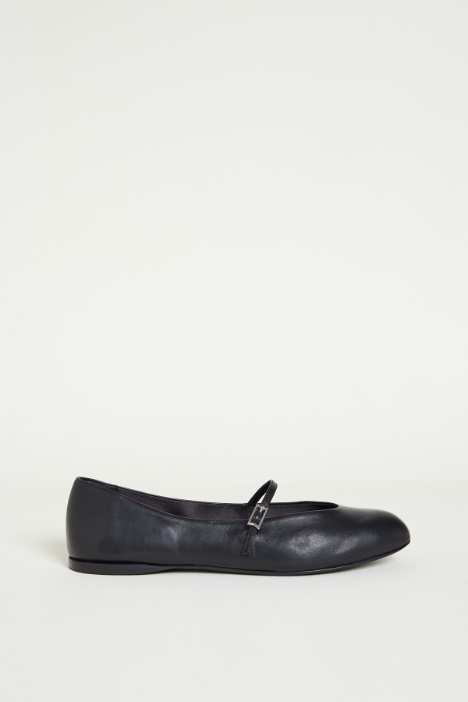 Leather ballet flats Intrend