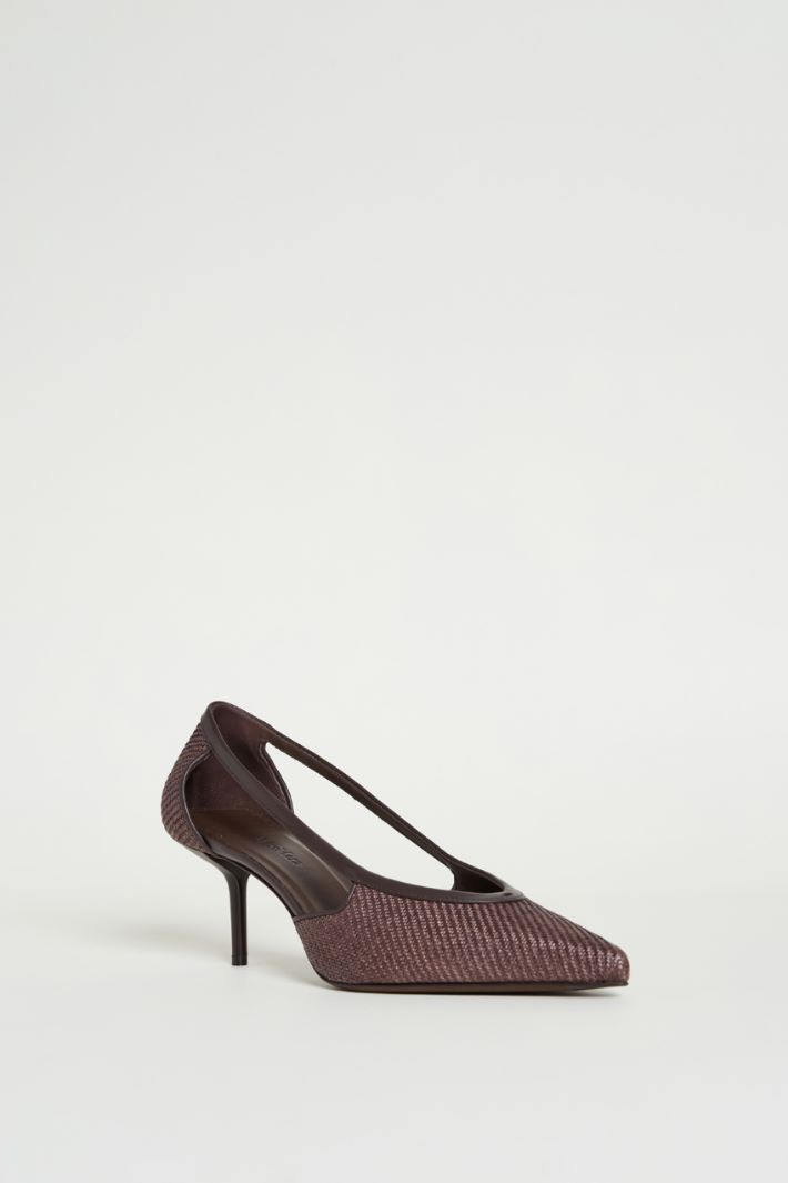 Raffia-effect pumps Intrend - 2