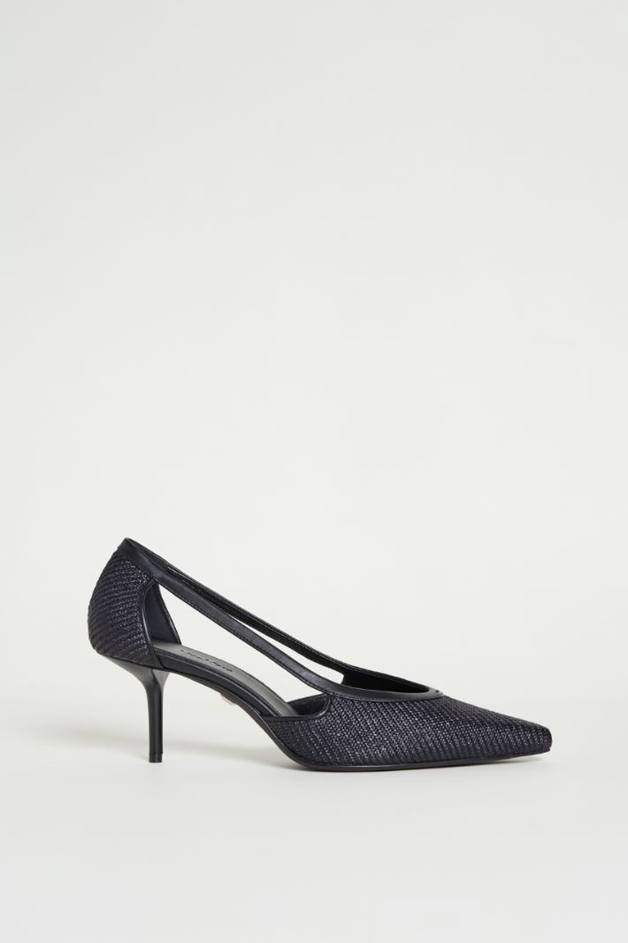Raffia-effect pumps Intrend