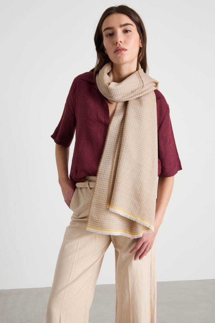 Stola in alpaca e seta Intrend