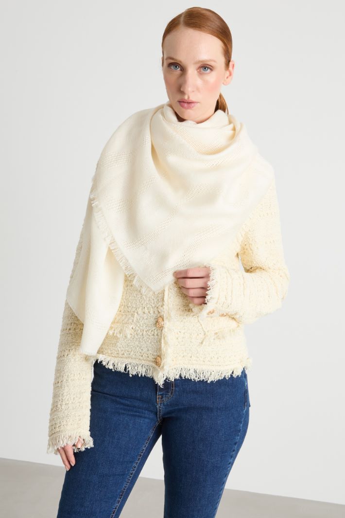 Stola in alpaca e seta Intrend - 2