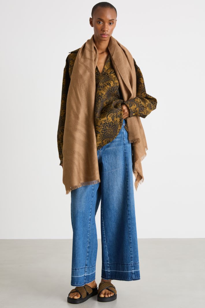 Stola in alpaca e seta Intrend