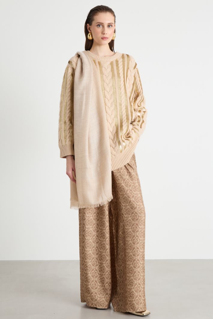 Baby alpaca and silk stole Intrend