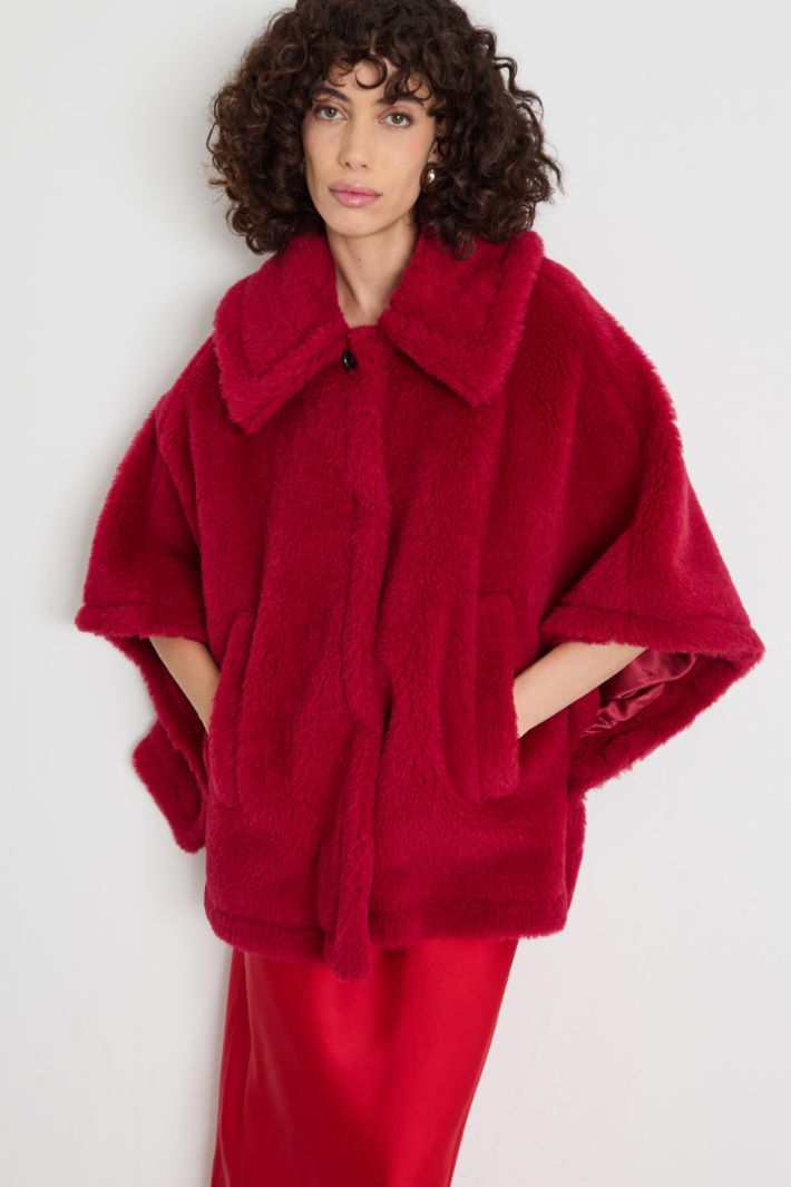 Mantella in tessuto morbido e caldo Intrend - 2