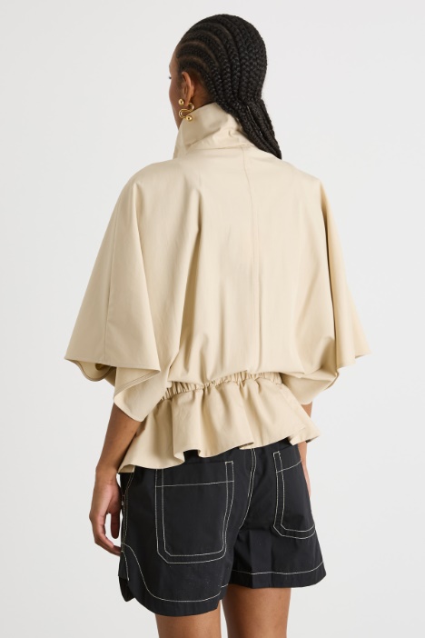 Chaqueta de algodón repelente al agua