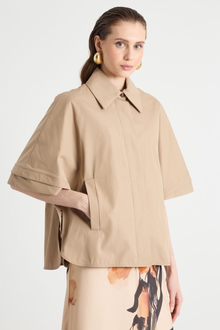 Water-repellent gabardine cape Intrend - 2