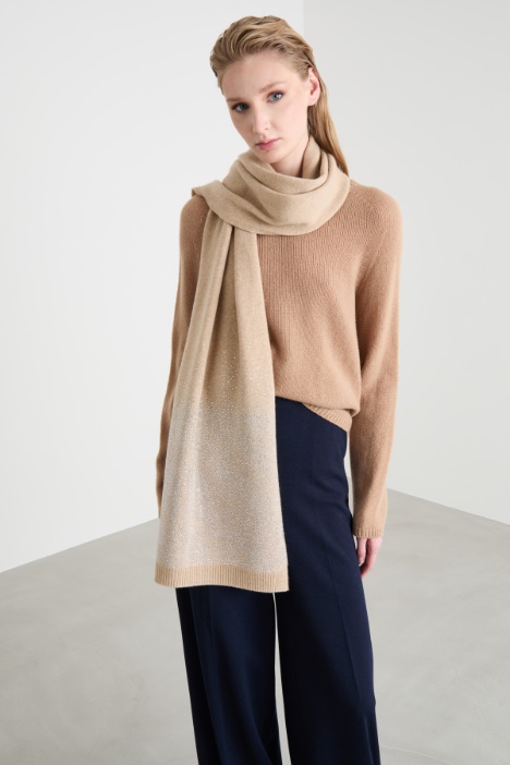 Dégradé rhinestone scarf Intrend