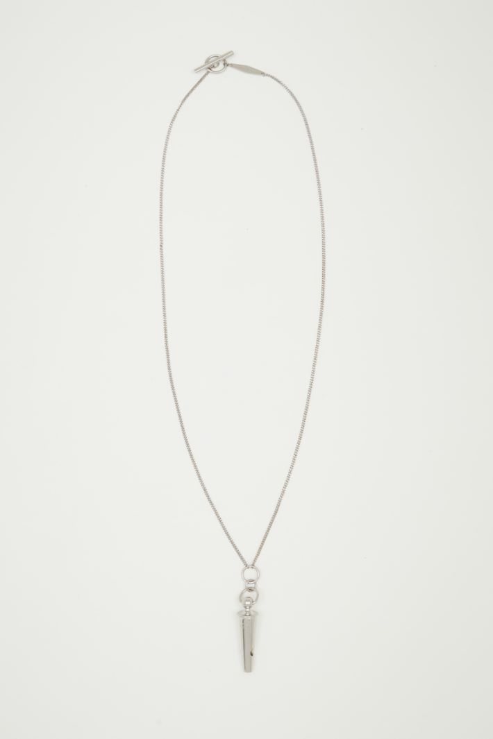 Long metal pendant necklace Intrend