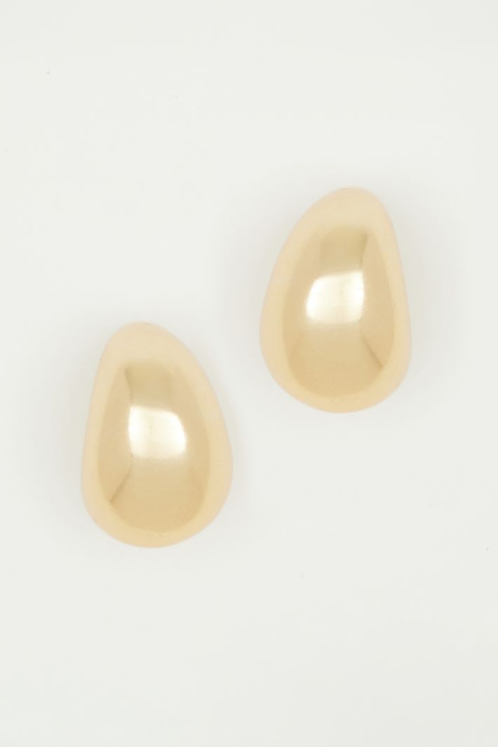 Teardrop clip-on earrings Intrend - 2