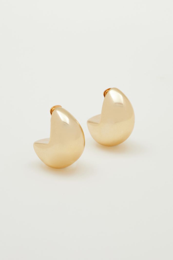 Teardrop clip-on earrings Intrend