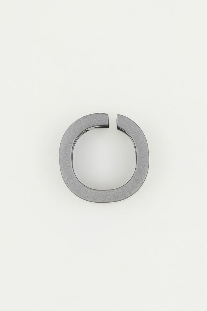 Wide metal band ring Intrend - 2