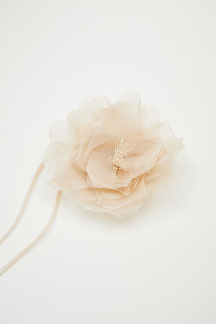 Silk flower brooch Intrend - 2