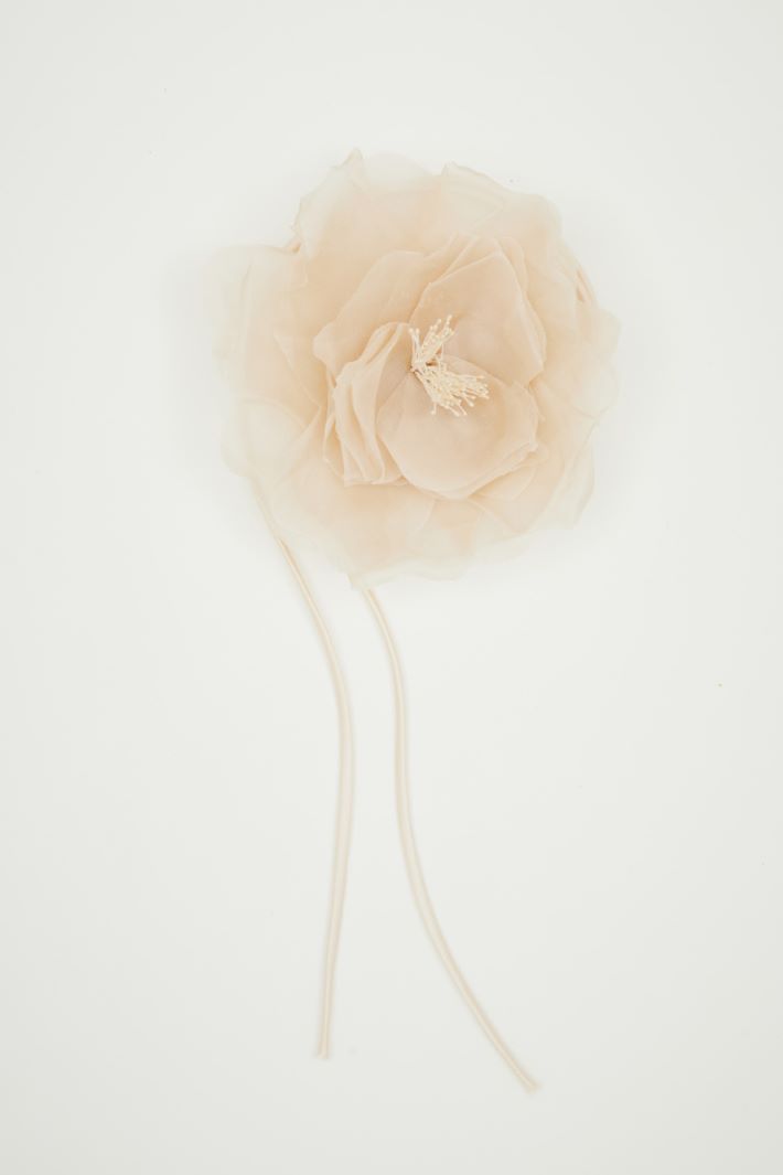 Silk flower brooch Intrend