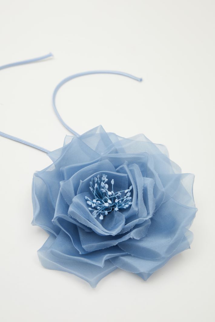 Silk flower brooch Intrend - 2
