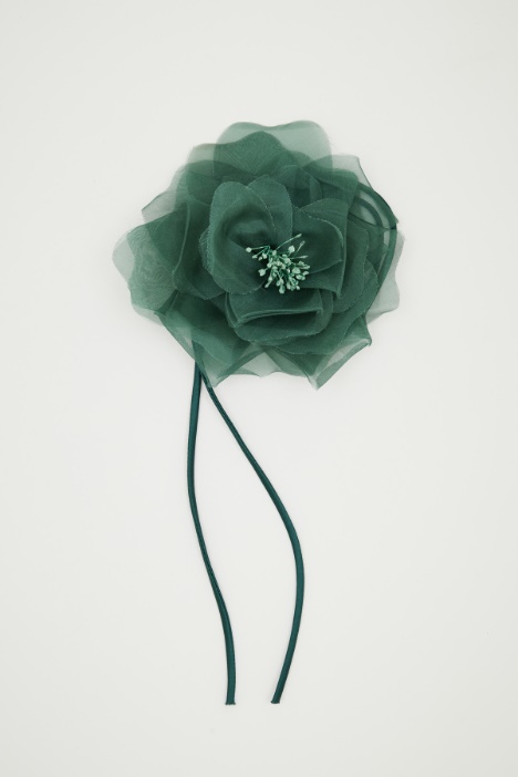 Silk flower brooch Intrend