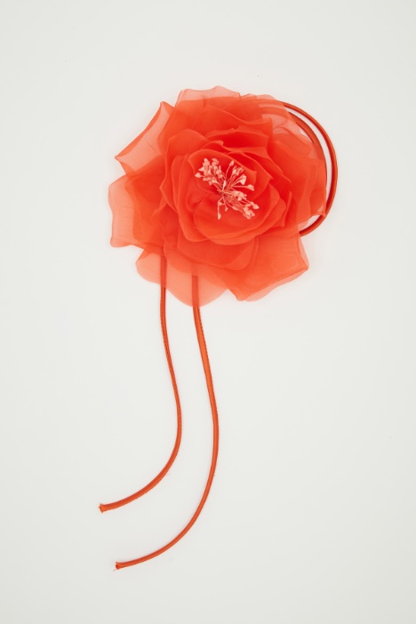 Silk flower brooch Intrend