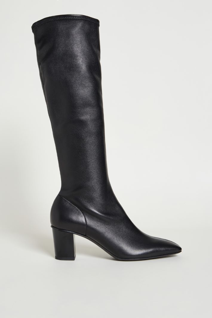 Nappa knee-high boots Intrend