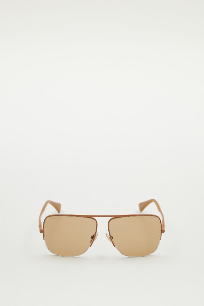 Occhiali da sole aviator in metallo Intrend