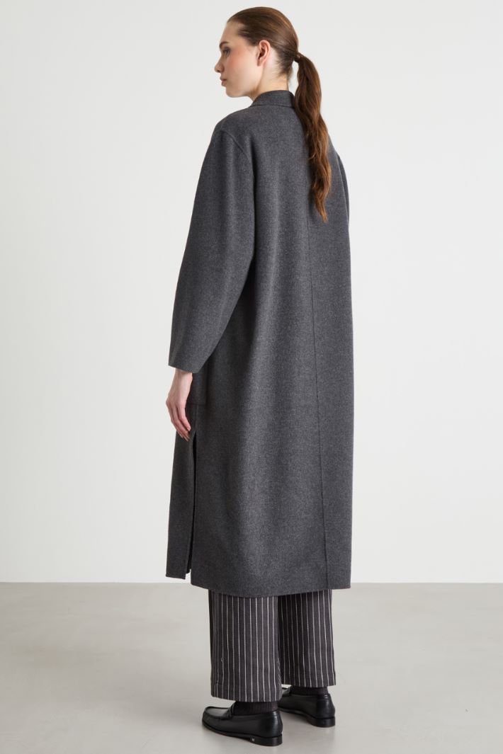 Long single-breasted coat Intrend - 4