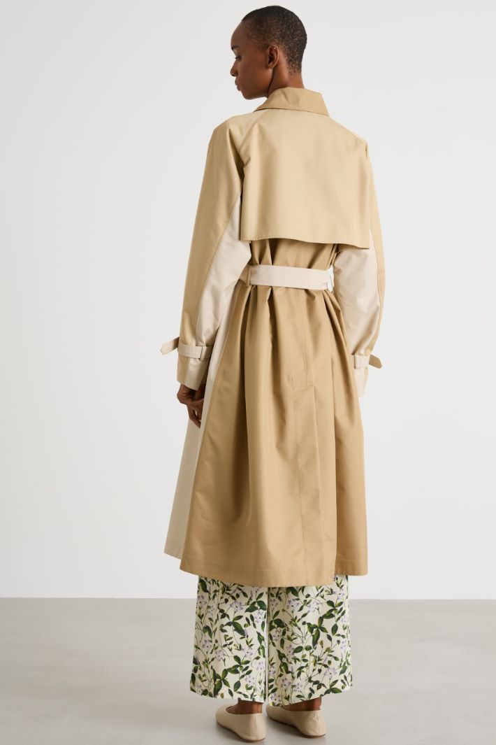 Trench in gabardina antigoccia Intrend - 4