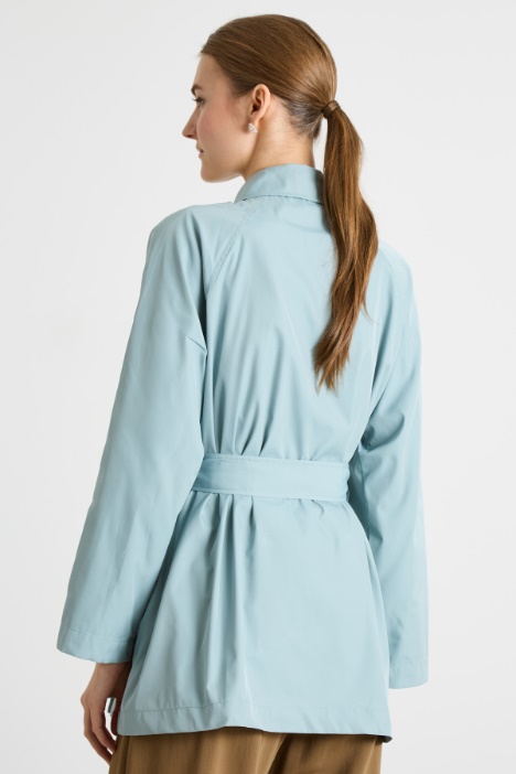 Trench doppiopetto corto