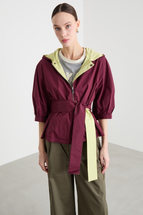 Giacca a vento reversibile