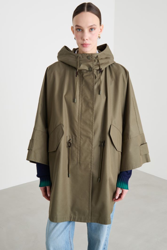 Water-Repellent Hooded Cape Intrend - 2