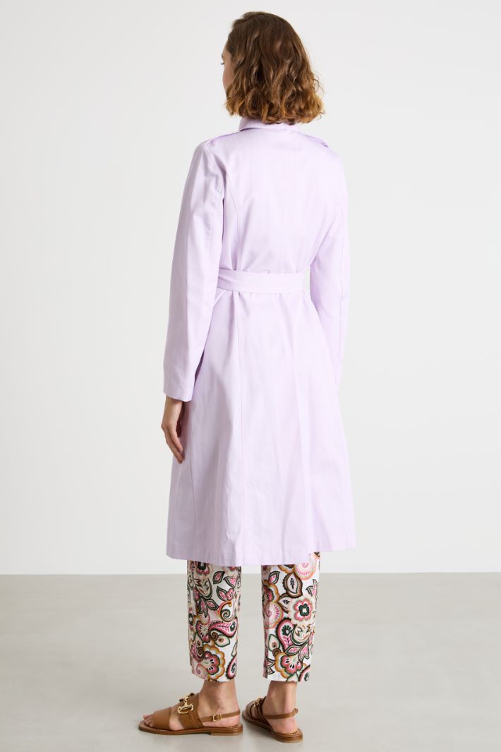 Double-breasted trench coat Intrend - 4