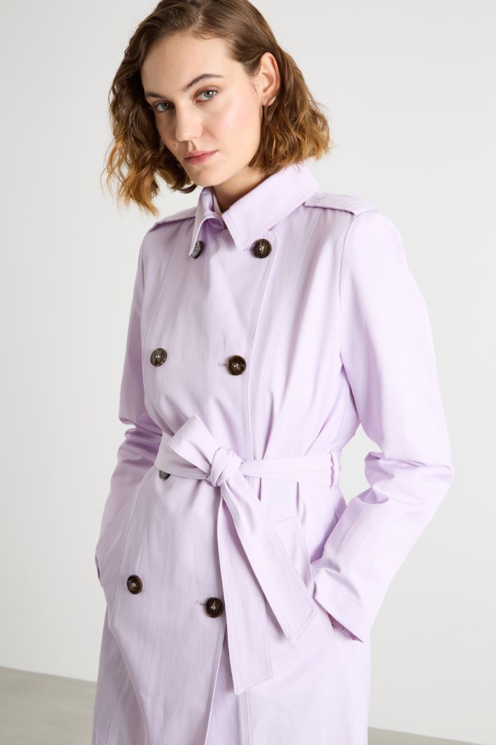 Double-breasted trench coat Intrend - 3