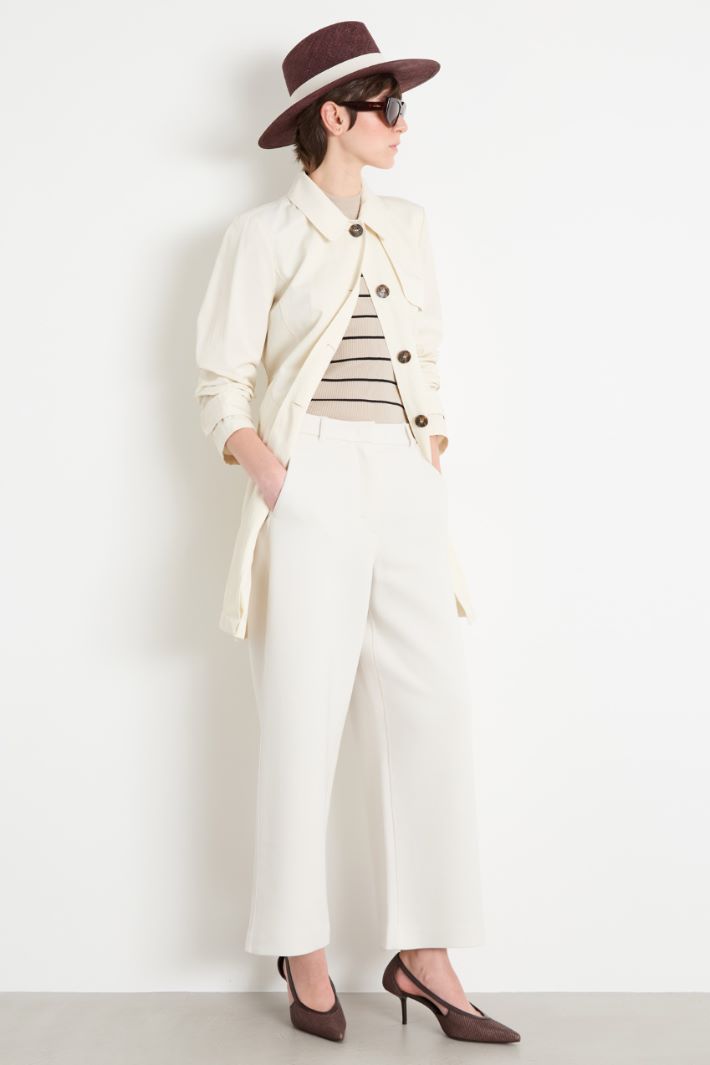 Water-repellent gabardine trench coat Intrend